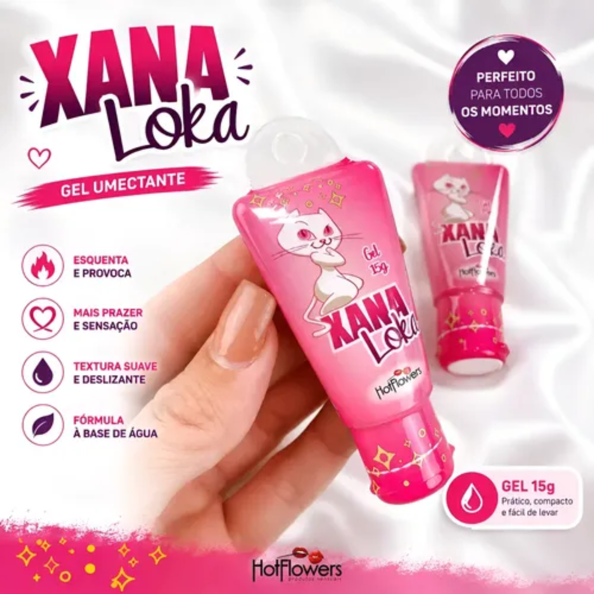 Gel excitante Xana Loka 15g - Hot Flowers
