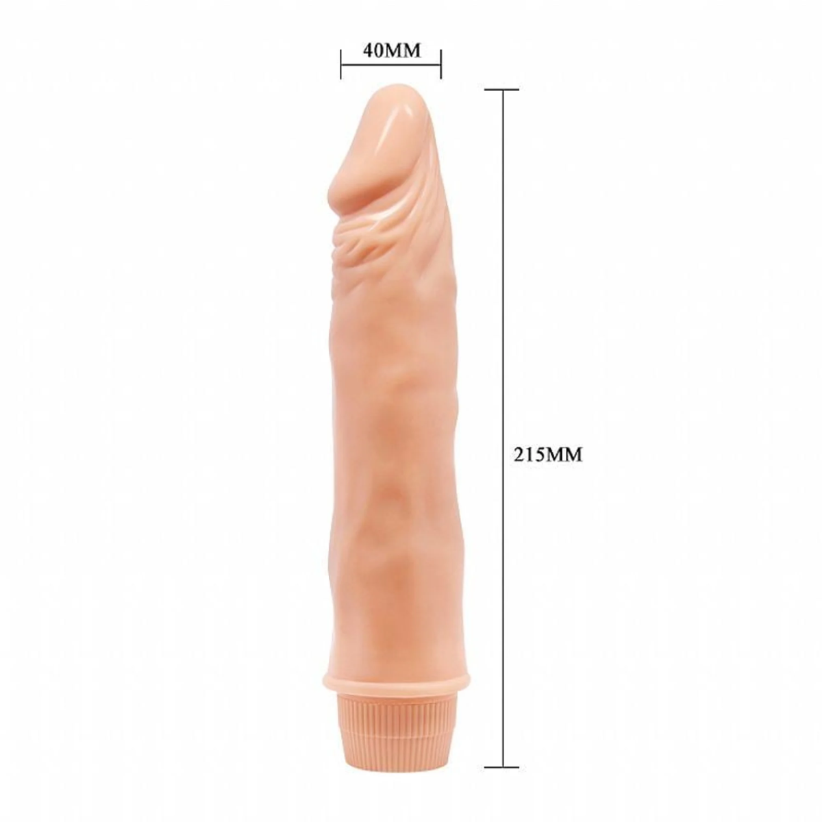Prótese Cock Com Vibro Bege 21,5 x 4 Cm - Vibe Toys