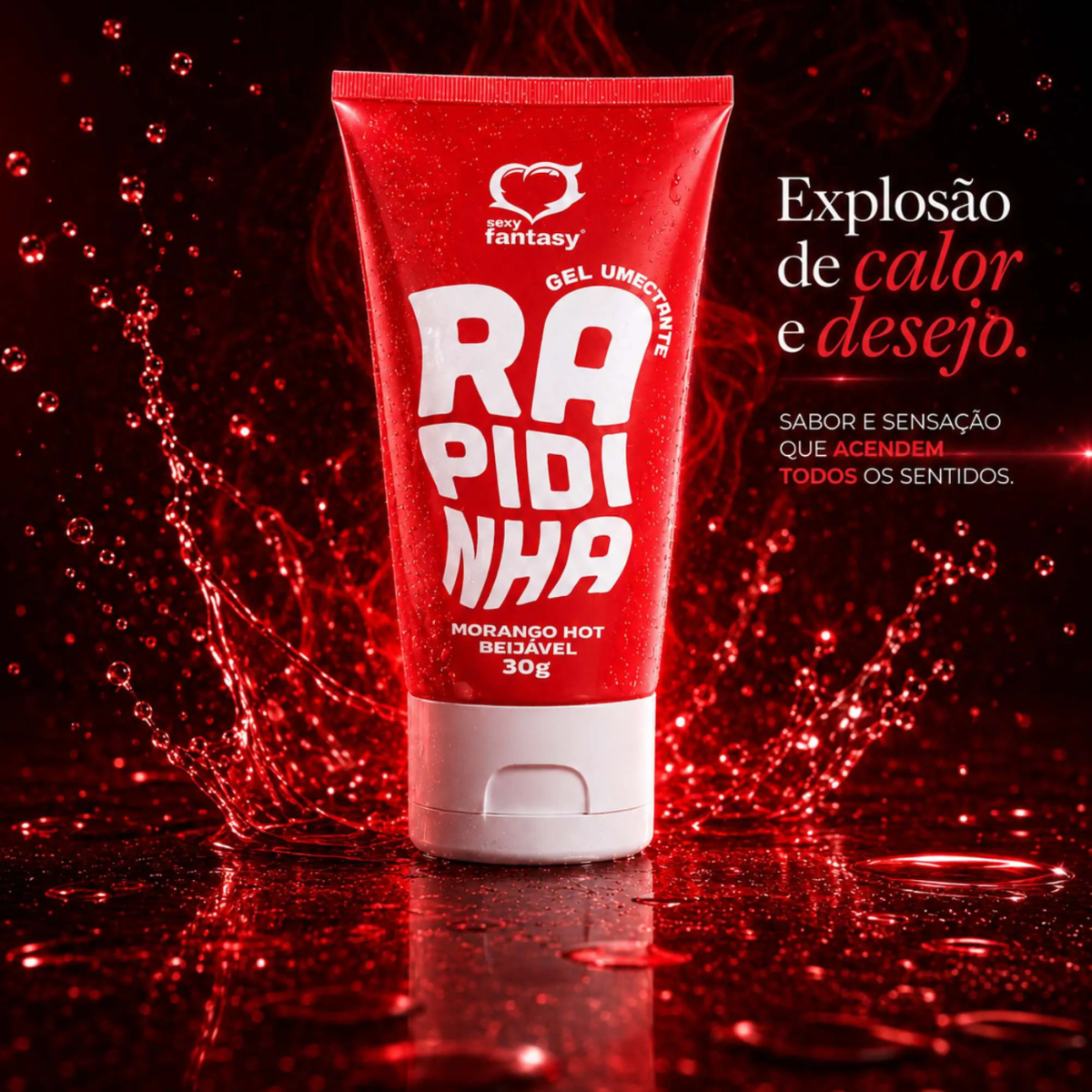 Gel Lubrificante Rapidinha 30g - Sexy Fantasy