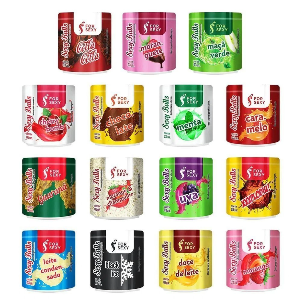 Sexy Ball com Oleo Corporal 3un - Forsexy