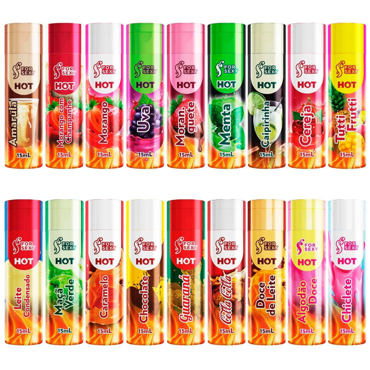 Gel Lubrificante Hot Comestivel 15 mL - Forsexy