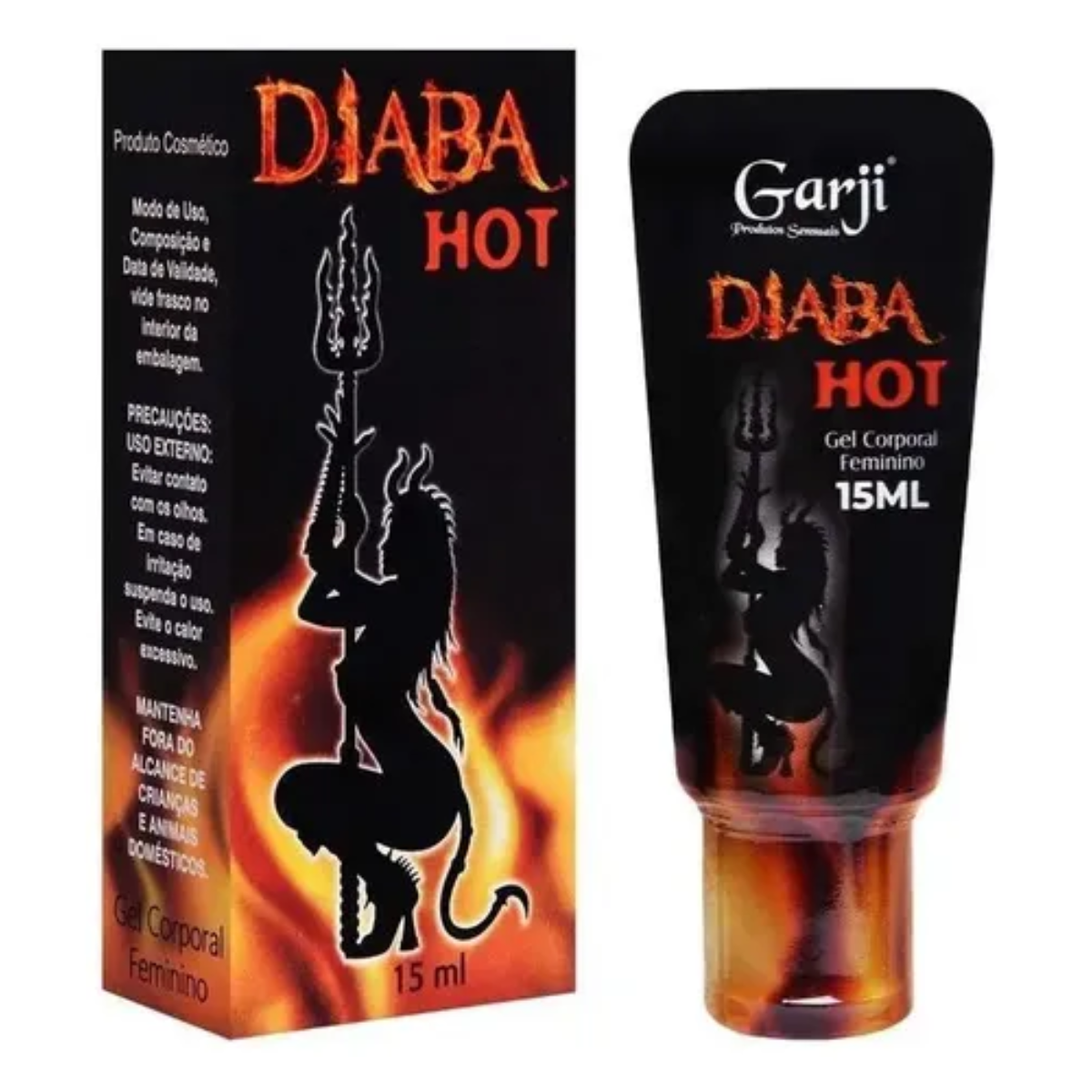 Gel Excitante Diaba Hot - Garji Tamanho: 15ml