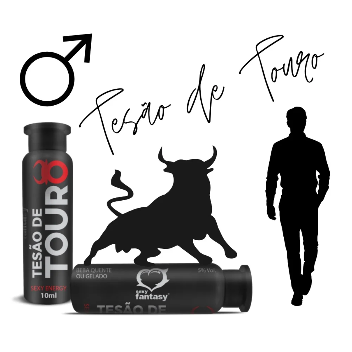 Tesão De Touro 10ml - Sexy Fantasy