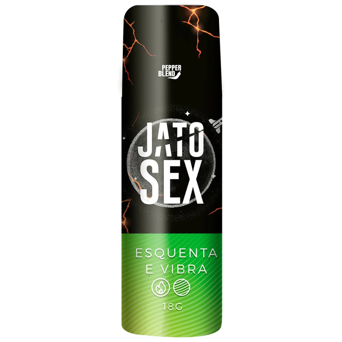Gel Excitante Esquenta E Vibra Jato Sex 18ml - Pepper Blend