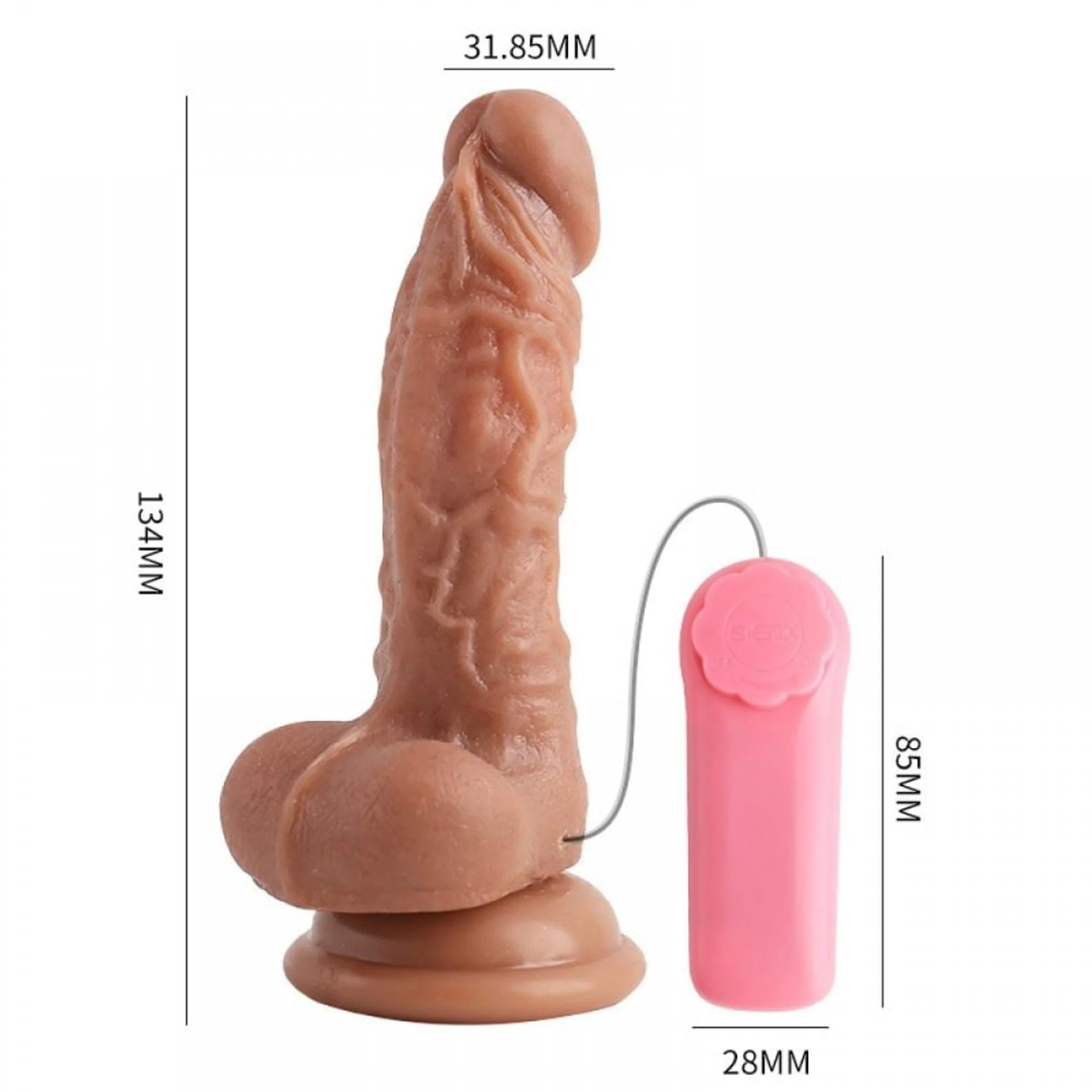 Vibrador Pênis Com Multivelocidade - Vibe Toys