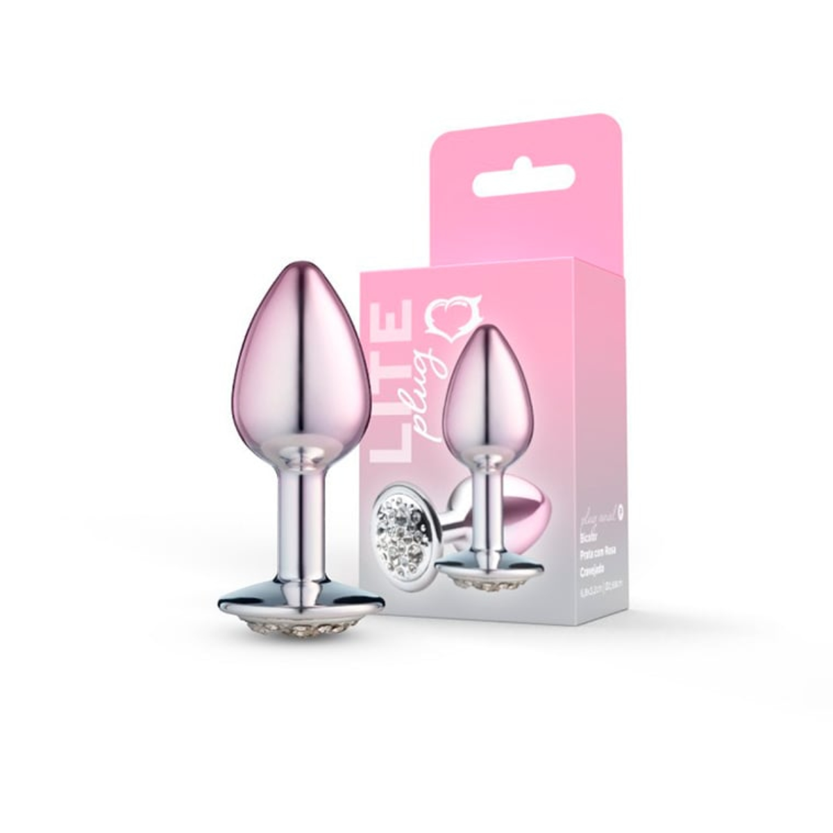 Plug Anal Bicolor Linha Lite Tamanho P - Sexy Fantasy