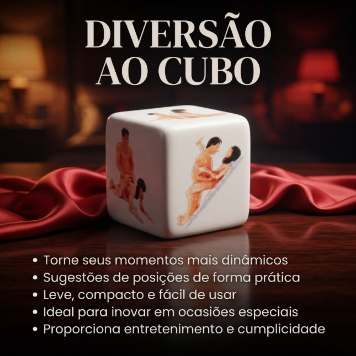 Dado Posições Hetero Color - Diversão Ao Cubo