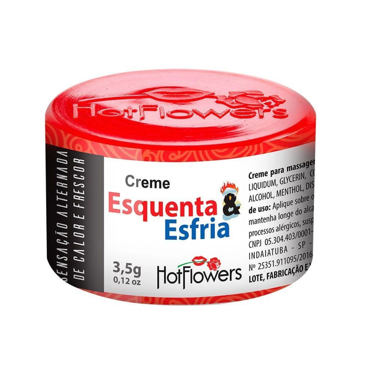 Creme Excitante Esquenta E Esfria 3,5g - Hot Flowers
