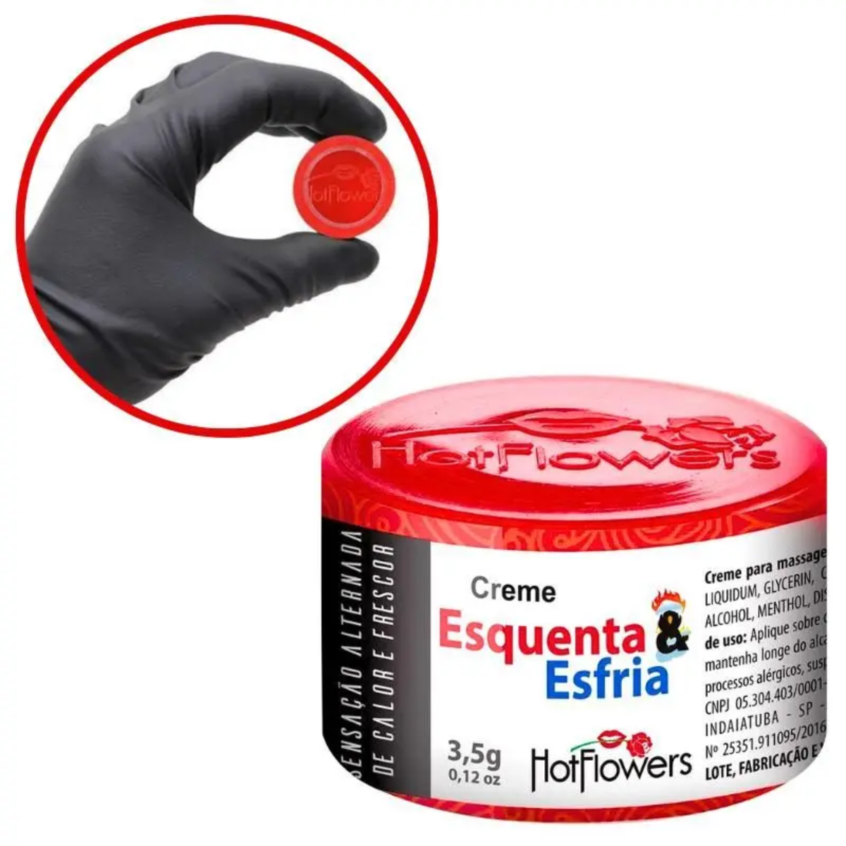 Creme Excitante Esquenta E Esfria 3,5g - Hot Flowers