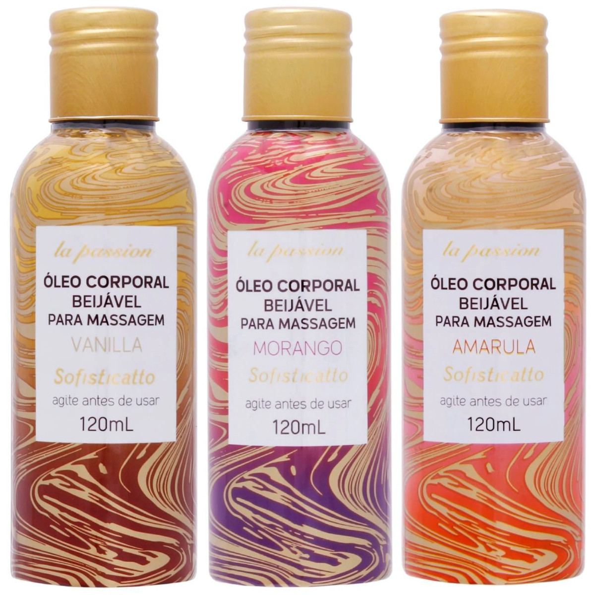 Oleo de Massagem Beijavel 120 ml - Sofisticatto