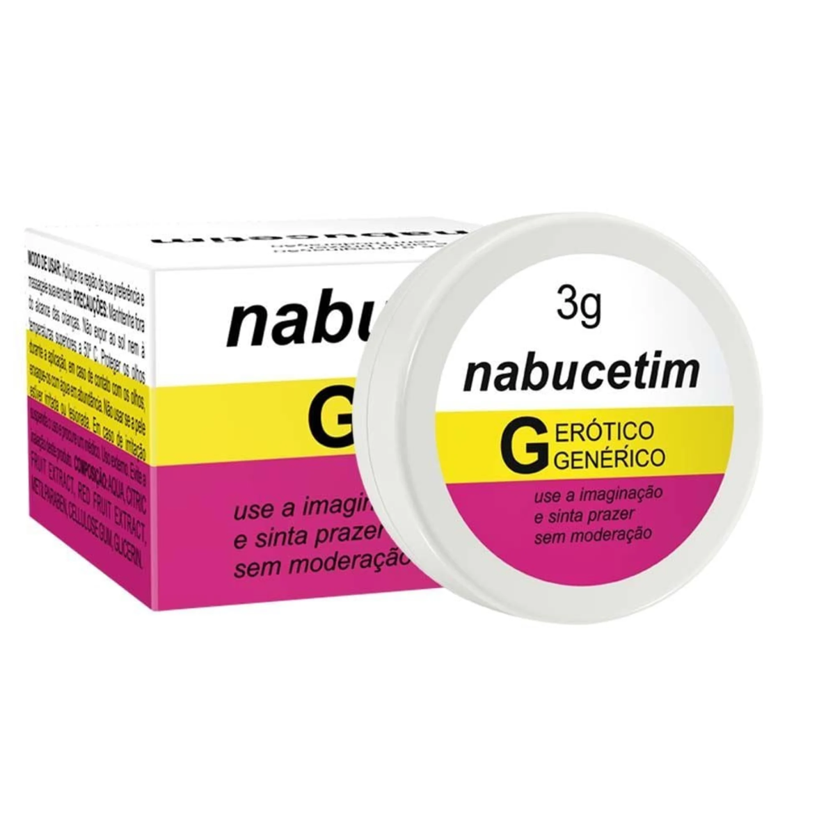 Lubrificante Nabucetim 3g - Secret Love