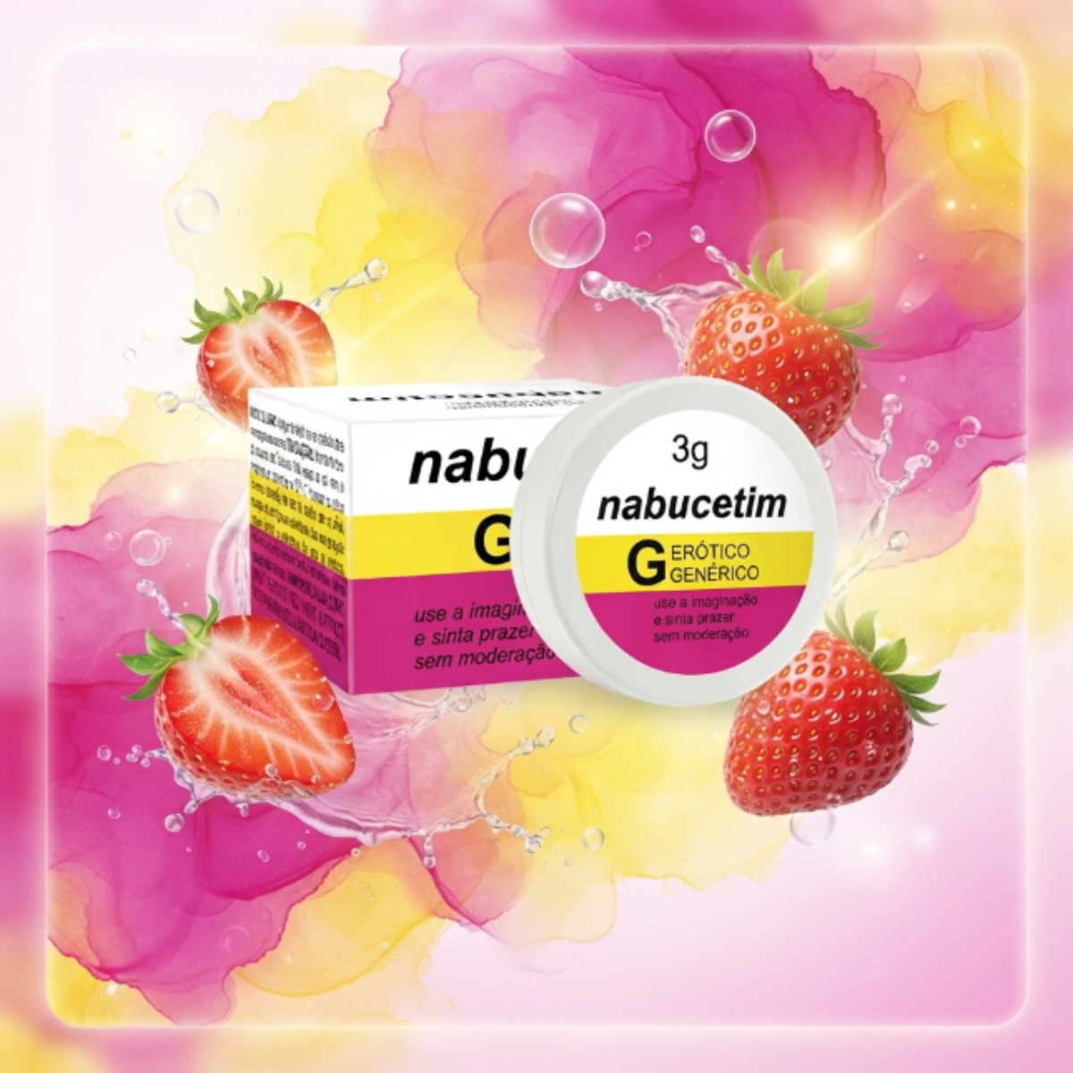 Lubrificante Nabucetim 3g - Secret Love