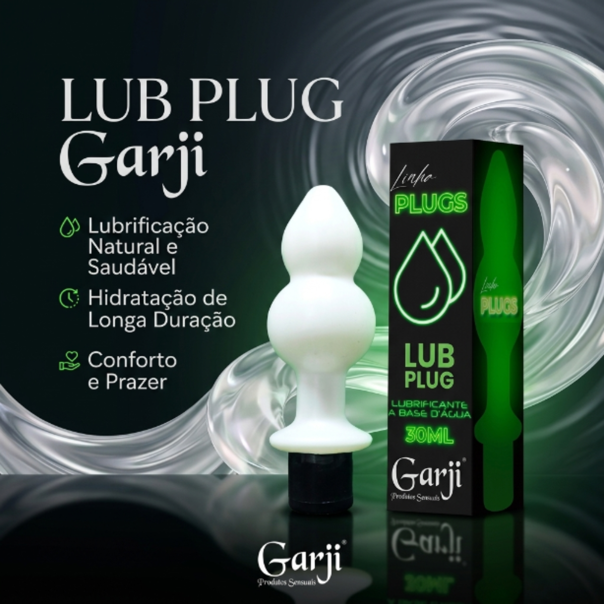 Lubrificante Lub Plug a base de agua 30ml - Garji