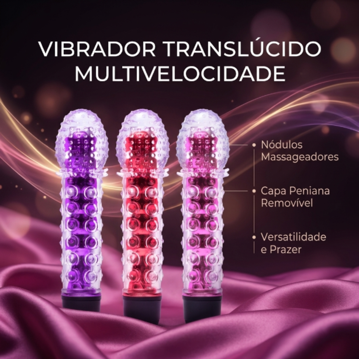 Vibrador Personal Com Capa de Silicone Estimuladora (Texturada) - You vibe