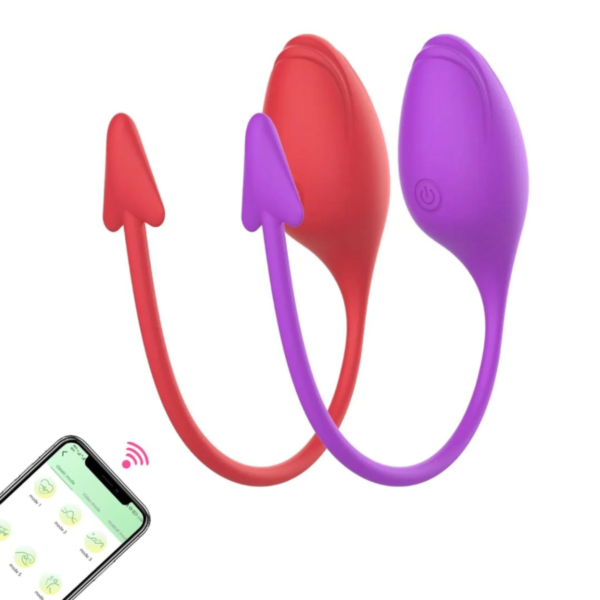 Vibrador De Casal 9 Vibrações Controle Por Aplicativo Samy - You Vibe