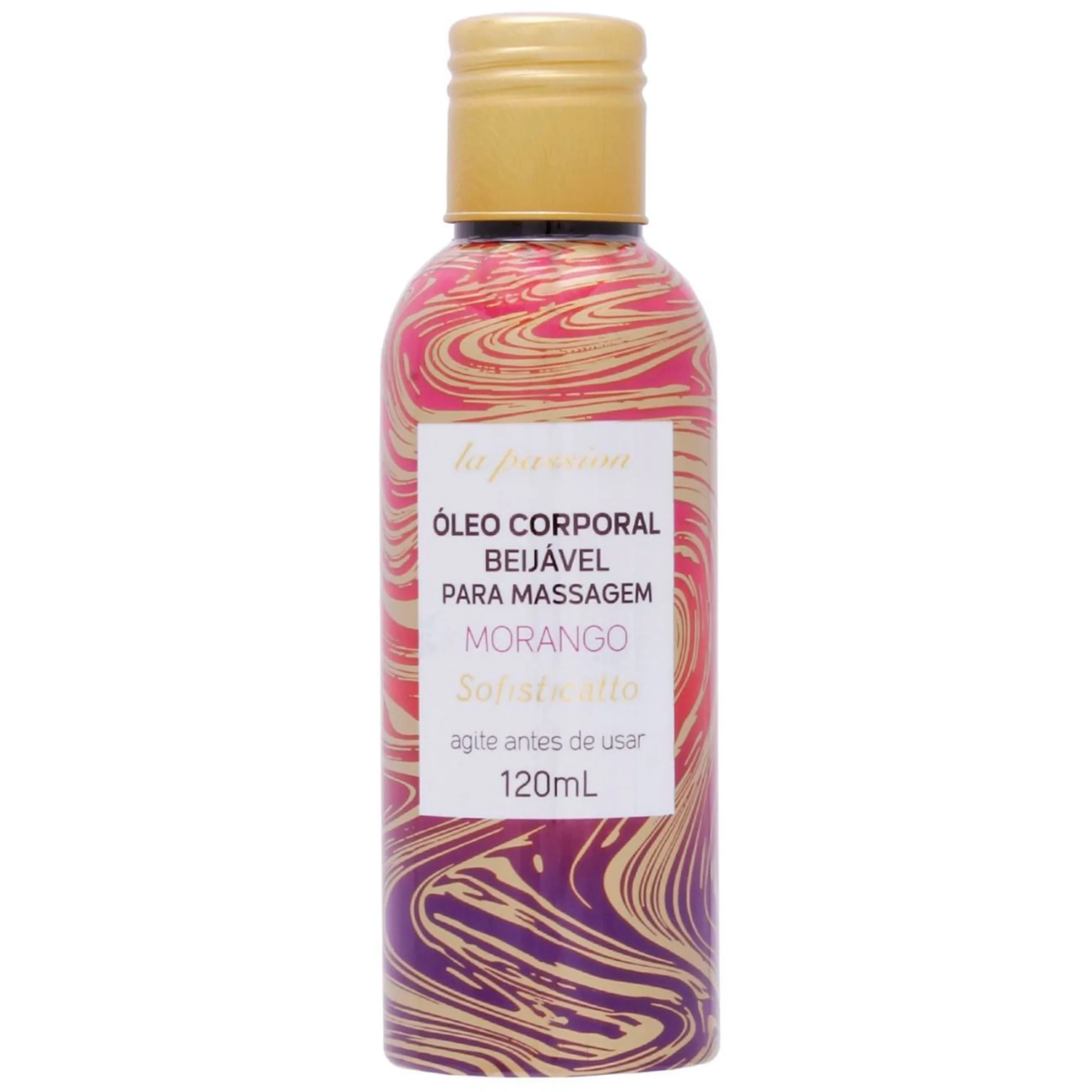 Oleo de Massagem Beijavel 120 ml - Sofisticatto Sabor: Morango