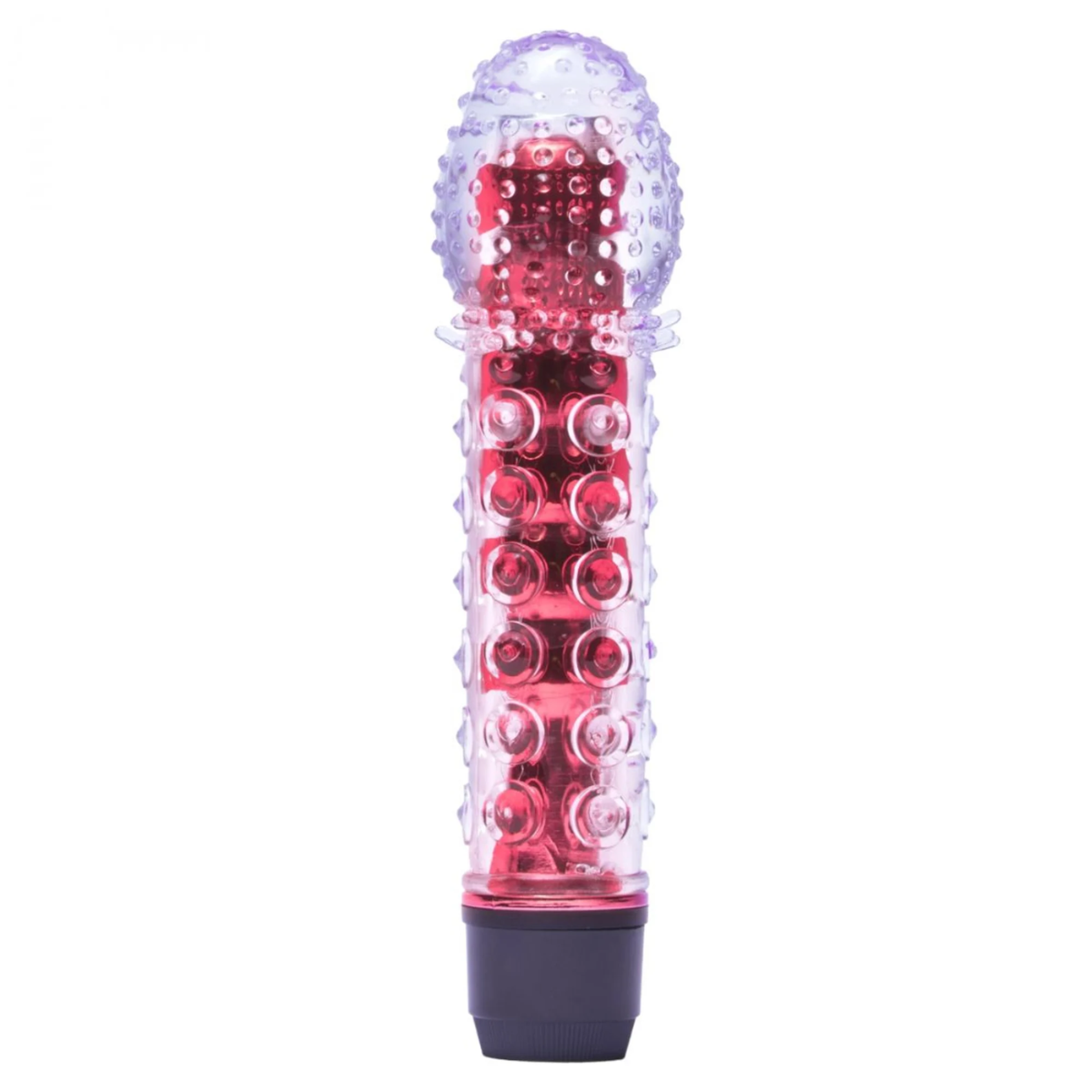 Vibrador Personal Com Capa de Silicone Estimuladora (Texturada) - You vibe Cor: Vermelha
