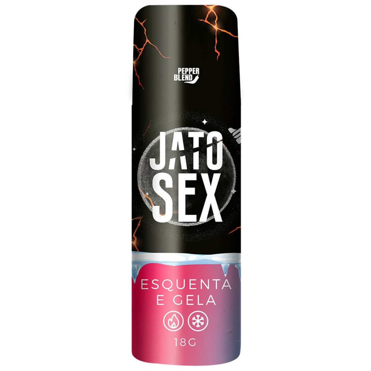 Gel Excitante Esquenta Esfria Bifásico Jato Sex 18ml - Pepper Blend