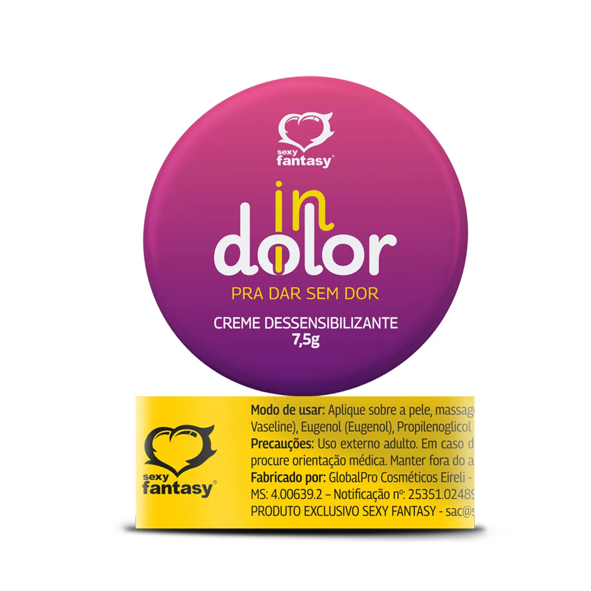 Creme Dessensibilizante Anal Indolor 7,5g - Sexy Fantasy