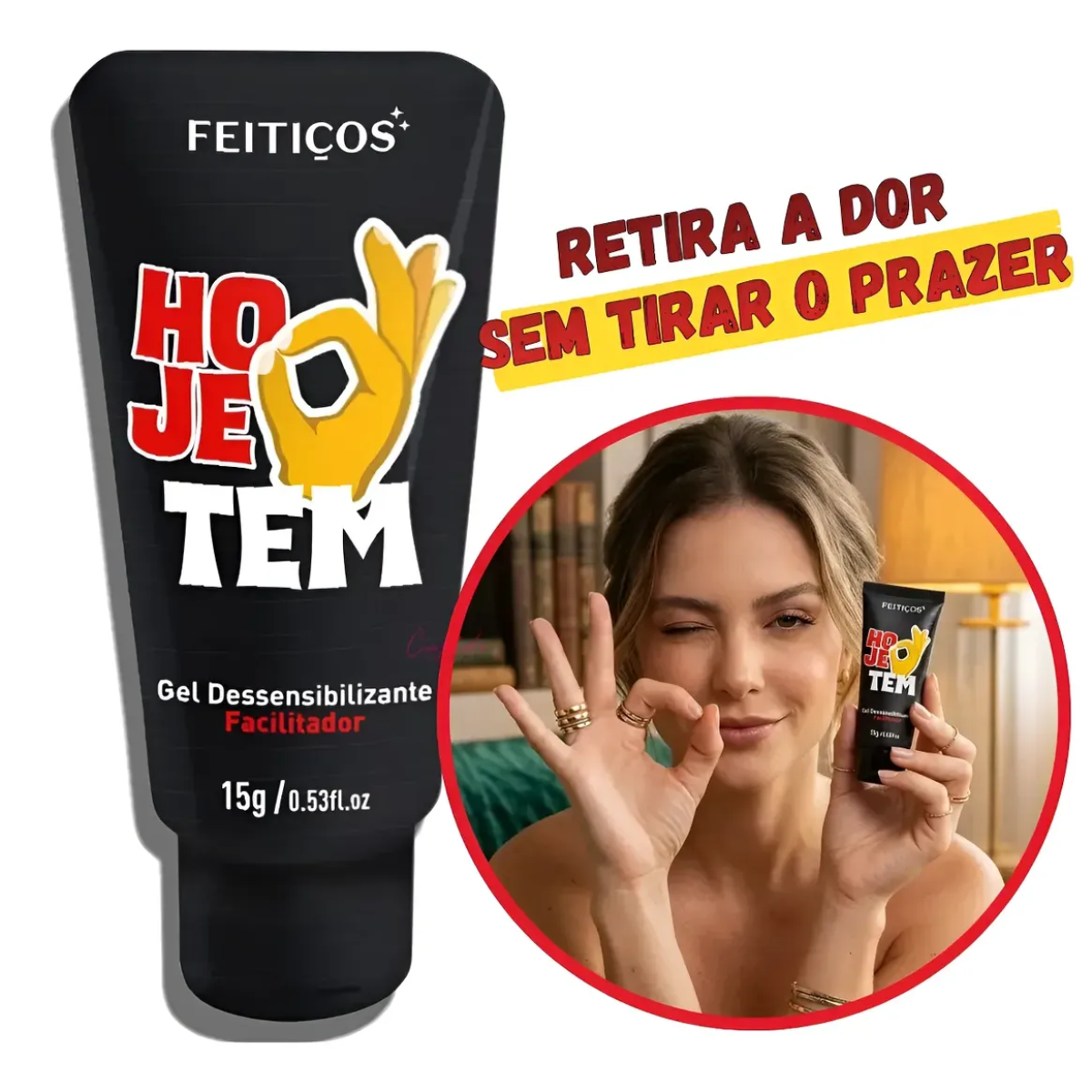 Gel Dessensibilizante Hoje Tem 15g Linha 10 De 10 - Feitiços Aromáticos