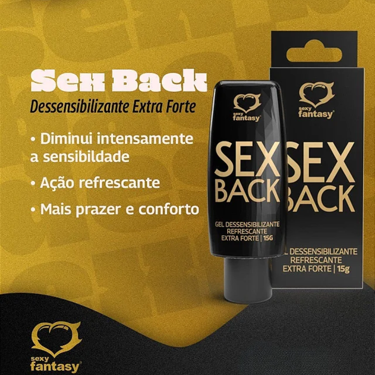 Dessensibilizante Refrescante Extra Forte Sex Back 15g - Sexy Fantasy