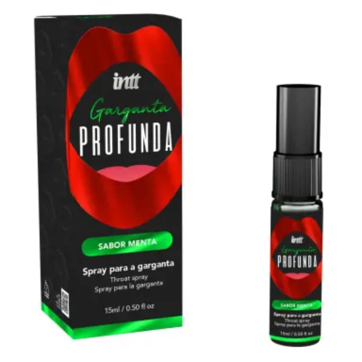 Spray Dessensibilizante Oral Garganta Profunda 15ml - Intt sabor: menta